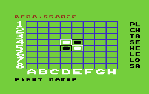 Renaissance screenshot 2 for Vic-20